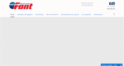 Desktop Screenshot of corporacionfont.com